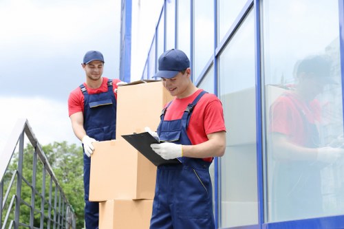 Team member assessing lifting and handling risks