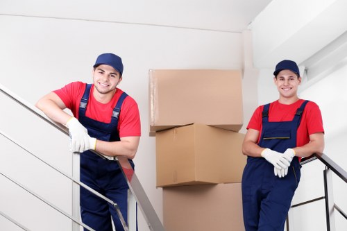 Local removal team preparing for a Croftonpark relocation