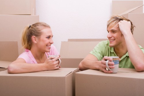 Office removals team planning a business relocation in Croftonpark