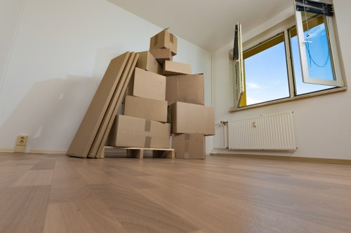 Risk assessment being completed before a local move in Crofton Park